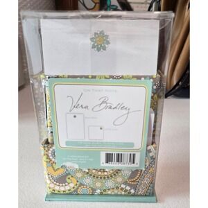 Vera‎ Bradley Note Set Lemon Parfait Desk Organizer
